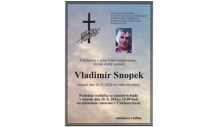 PARTE p. Vladimír Snopek