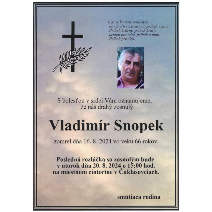 PARTE p. Vladimír Snopek