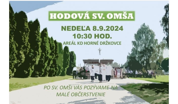 POZVÁNKA - Hodová svätá omša