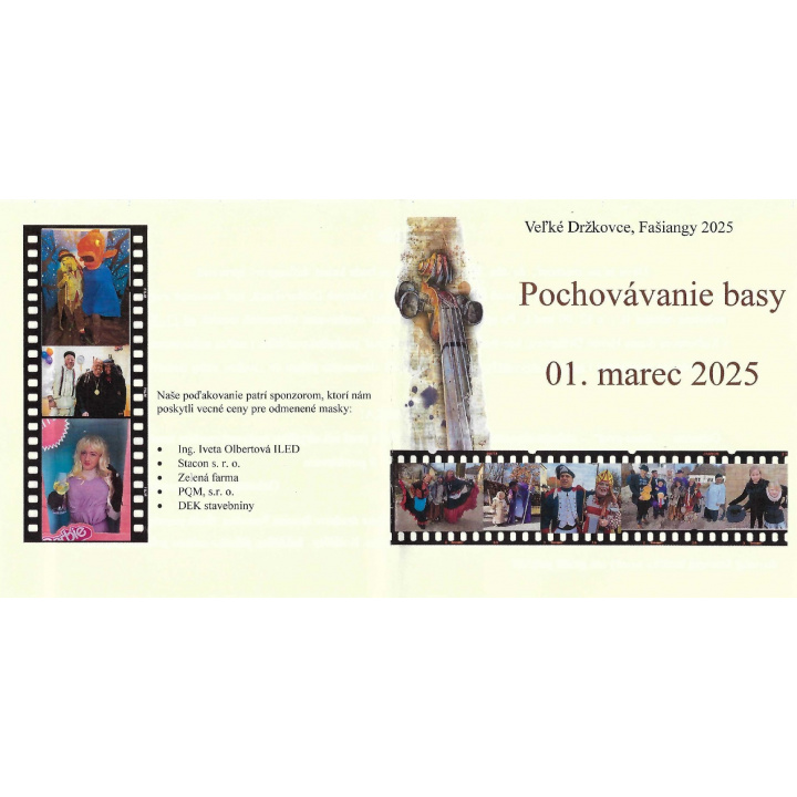 POZVÁNKA - POCHOVÁVANIE BASY 01.03.2025